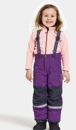 Termotøj|Vintertøj|Didriksons Idre Overtræksbukser, Royal Purple Lilla/Sort