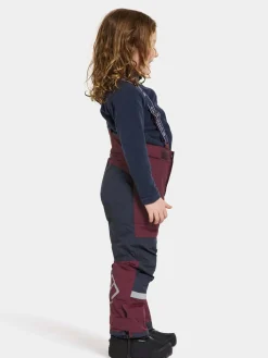 Børn Didriksons Termotøj|Vintertøj-Idre Overtræksbukser, Rusty Wine