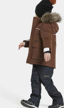 Børn Didriksons Vintertøj-Kure Vinterjakke, Earth Brown