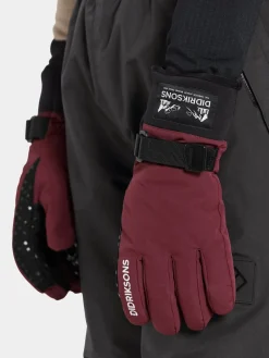 Tilbehør|Vintertøj|Didriksons Lovas Handsker, Anemon Red