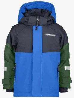 Børn Didriksons Vintertøj-Lun Vinterjakke, Caribbean Blue