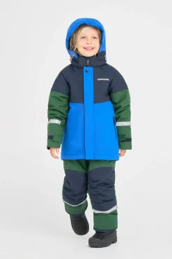 Børn Didriksons Vintertøj-Lun Vinterjakke, Caribbean Blue