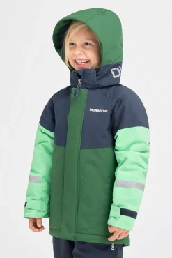 Børn Didriksons Vintertøj-Lun Vinterjakke, Pine Green