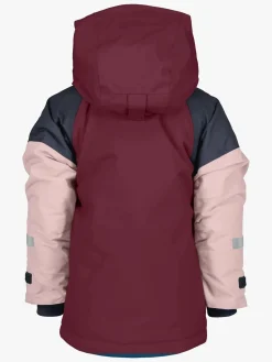 Vintertøj|Didriksons Lun Vinterjakke, Rusty Wine Rød/Lyserød/Blå