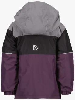 Vintertøj|Didriksons Lux Vinterjakke, Plumb Lilla/Grå/Sort