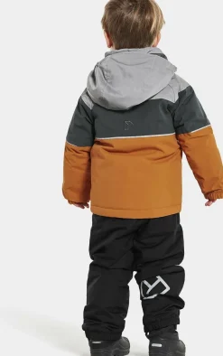 Vintertøj|Didriksons Lux Vinterjakke, Burnt Glow Orange/Grå