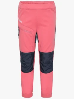 Børn Didriksons Overtøj-Lövet Softshellbukser, Dusty Azalea