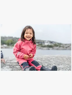 Børn Didriksons Overtøj-Lövet Softshellbukser, Dusty Azalea