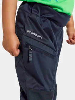 Overtøj|Didriksons Lövet Softshellbukser, Navy Blå