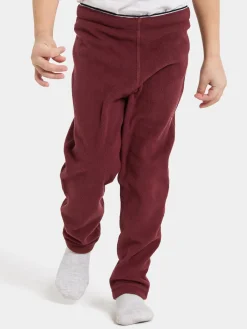 Børn Didriksons Fleecetøj-Monte Fleecebukser, Anemon Red