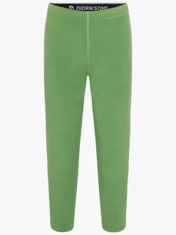 Fleecetøj|Didriksons Monte Fleecebukser, Algae Green Grøn