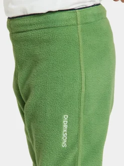 Fleecetøj|Didriksons Monte Fleecebukser, Algae Green Grøn