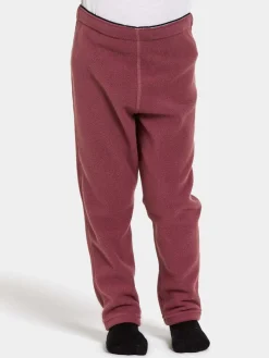 Fleecetøj|Didriksons Monte Fleecebukser, Rusty Wine Rød