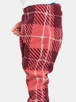 Fleecetøj|Didriksons Monte Fleecebukser, Termos Rusty Wine Rød