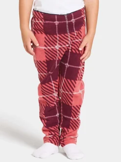 Fleecetøj|Didriksons Monte Fleecebukser, Termos Rusty Wine Rød