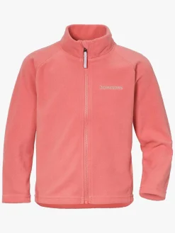 Fleecetøj|Didriksons Monte Fleecetrøje, Peach Rose Lyserød