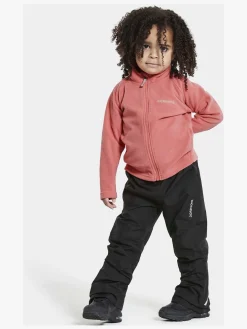 Fleecetøj|Didriksons Monte Fleecetrøje, Peach Rose Lyserød