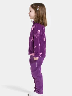 Fleecetøj|Didriksons Monte Fleecetrøje, Winter Ocean Purple Lilla