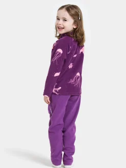 Fleecetøj|Didriksons Monte Fleecetrøje, Winter Ocean Purple Lilla