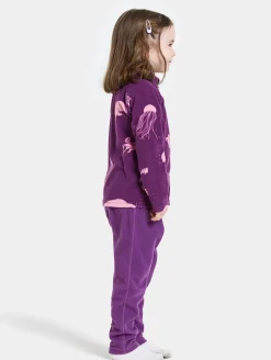 Fleecetøj|Didriksons Monte Fleecetrøje, Winter Ocean Purple Lilla