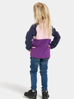 Fleecetøj|Didriksons Monte Fleecetrøje, Royal Purple Lilla/Lyserød/Blå