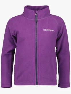 Fleecetøj|Didriksons Monte Fleecetrøje, Royal Purple Lilla