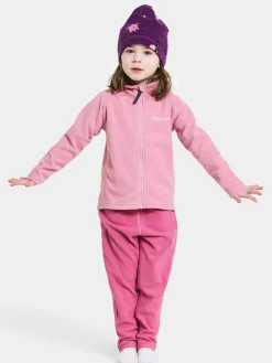 Fleecetøj|Didriksons Monte Fleecetrøje, Light Heather Pink Lyserød