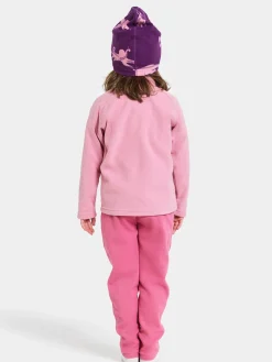 Fleecetøj|Didriksons Monte Fleecetrøje, Light Heather Pink Lyserød