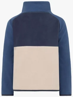 Fleecetøj|Didriksons Monte Fleecetrøje, Beach Beige Beige/Blå