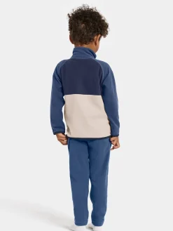 Fleecetøj|Didriksons Monte Fleecetrøje, Beach Beige Beige/Blå