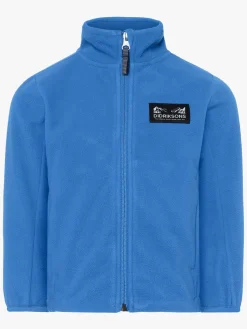 Fleecetøj|Didriksons Muskot  Vindtæt Vindtæt Fleecetrøje, Sapphire Blue Blå
