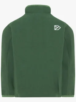 Børn Didriksons Fleecetøj-Muskot  Vindtæt Vindtæt Fleecetrøje, Pine Green