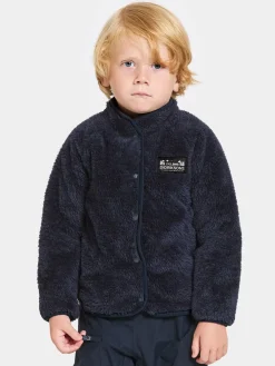 Børn Didriksons Fleecetøj-Mylla Fleecetrøje, Navy