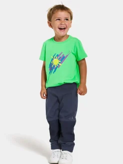 Overdele|Didriksons Mynta T-shirt, Frog Green Grøn/Flerfarvet