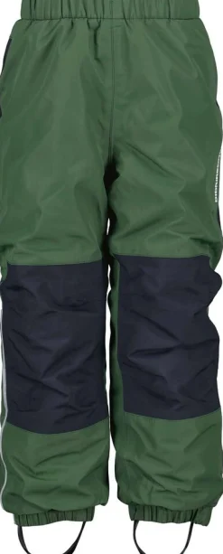 Børn Didriksons Termotøj|Vintertøj-Narvi Overtræksbukser, Pine Green