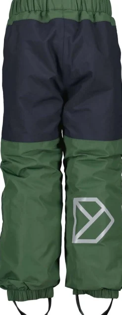 Børn Didriksons Termotøj|Vintertøj-Narvi Overtræksbukser, Pine Green