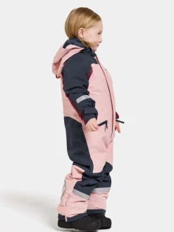 Flyverdragter|Didriksons Neptun Flyverdragt, Dusty Pink Lyserød/Sort