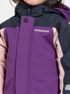 Flyverdragter|Overtøj|Didriksons Neptun Flyverdragt, Royal Purple Lilla/Sort