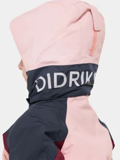 Overtøj|Didriksons Neptun Flyverdragt, Dusty Pink Lyserød/Sort