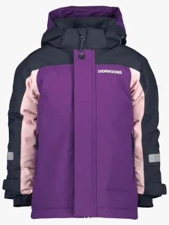 Vintertøj|Didriksons Neptun Vinterjakke, Royal Purple Lilla/Lyserød/Sort