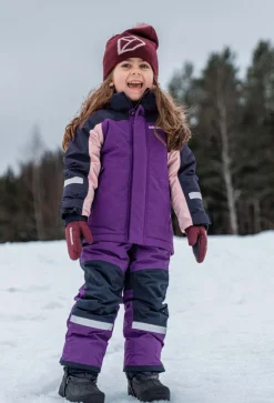 Vintertøj|Didriksons Neptun Vinterjakke, Royal Purple Lilla/Lyserød/Sort