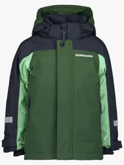 Børn Didriksons Vintertøj-Neptun Vinterjakke, Pine Green