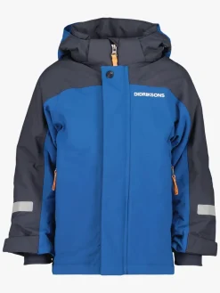 Overtøj|Didriksons Neptun Vinterjakke, Classic Blue Blå/Sort