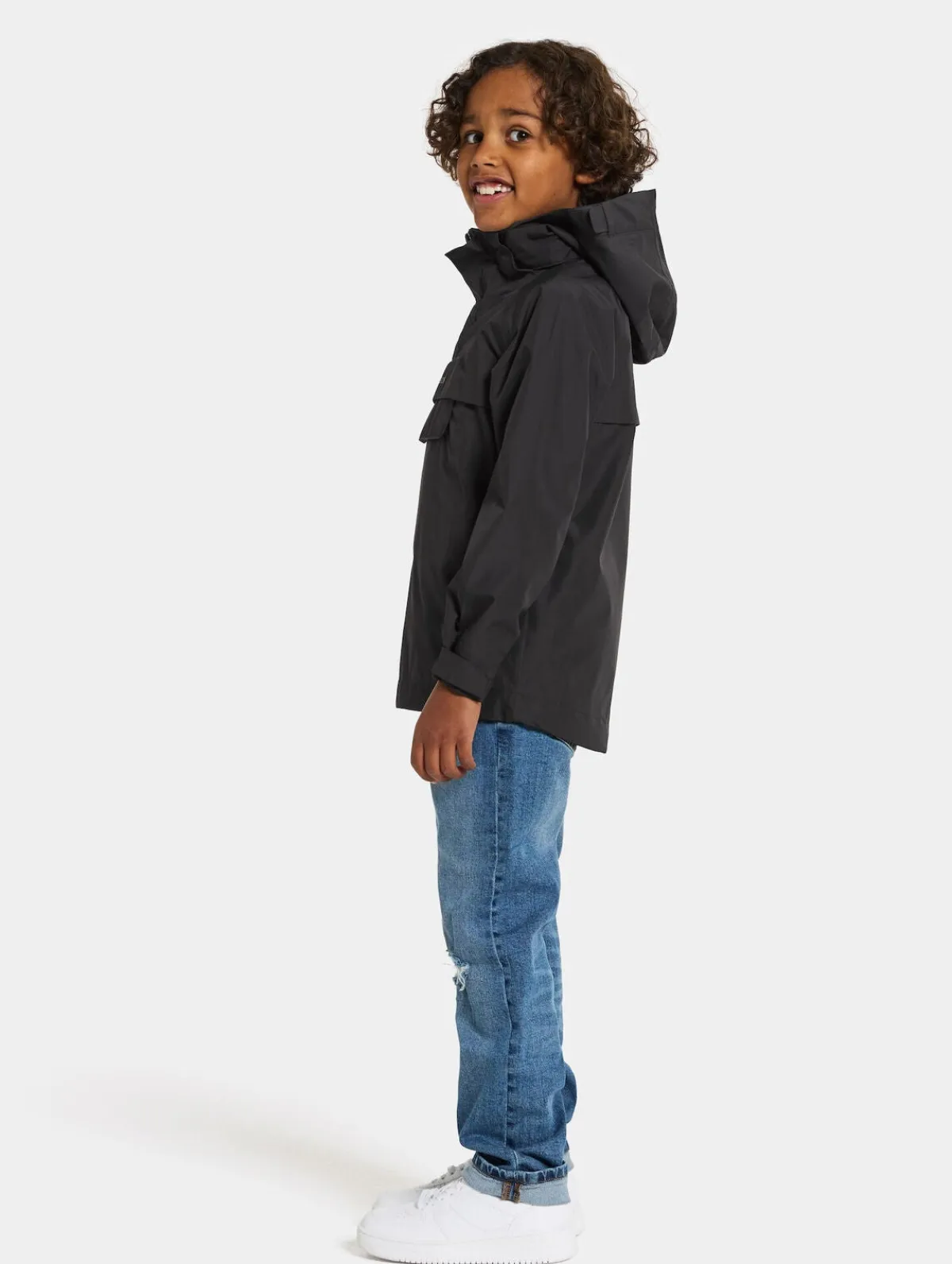 Overtøj|Didriksons Pi Anorak, Sort