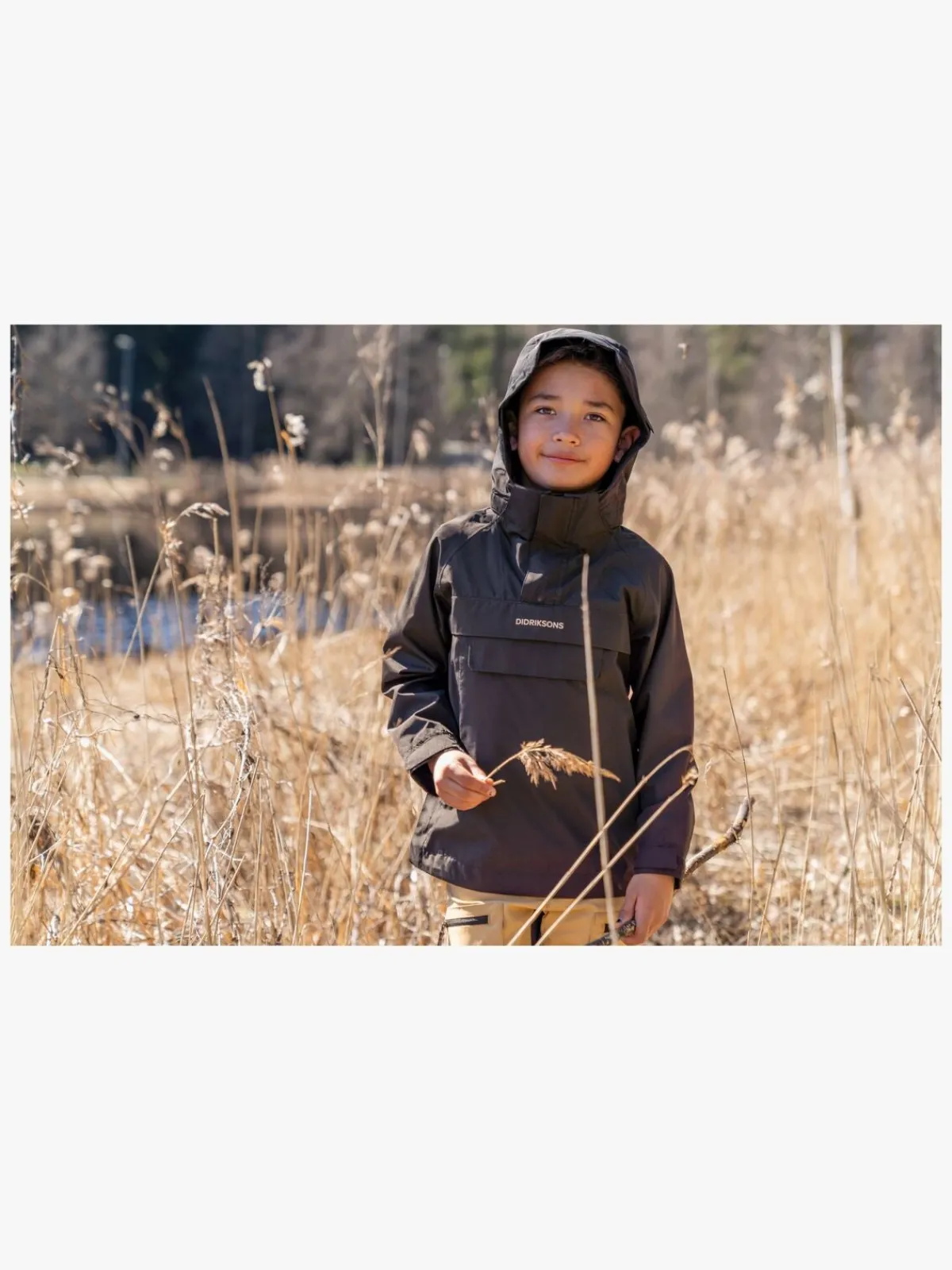 Overtøj|Didriksons Pi Anorak, Sort