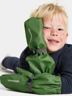 Regntøj|Tilbehør|Didriksons Pileglove Forede Regnvanter, Algae Green Grøn