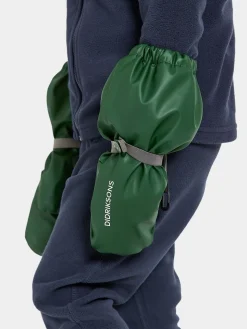 Regntøj|Tilbehør|Didriksons Pileglove Forede Regnvanter, Pine Green Grøn