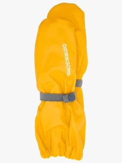Regntøj|Tilbehør|Didriksons Pileglove Forede Regnvanter, Oat Yellow Gul