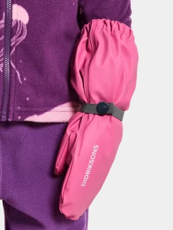 Regntøj|Tilbehør|Didriksons Pileglove Forede Regnvanter, Sweet Pink