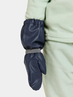 Børn Didriksons Tilbehør|Regntøj-Pileglove Forede Regnvanter, Navy